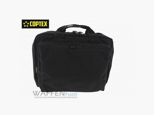 Funda de pistola doble Coptex con compartimento para accesorios