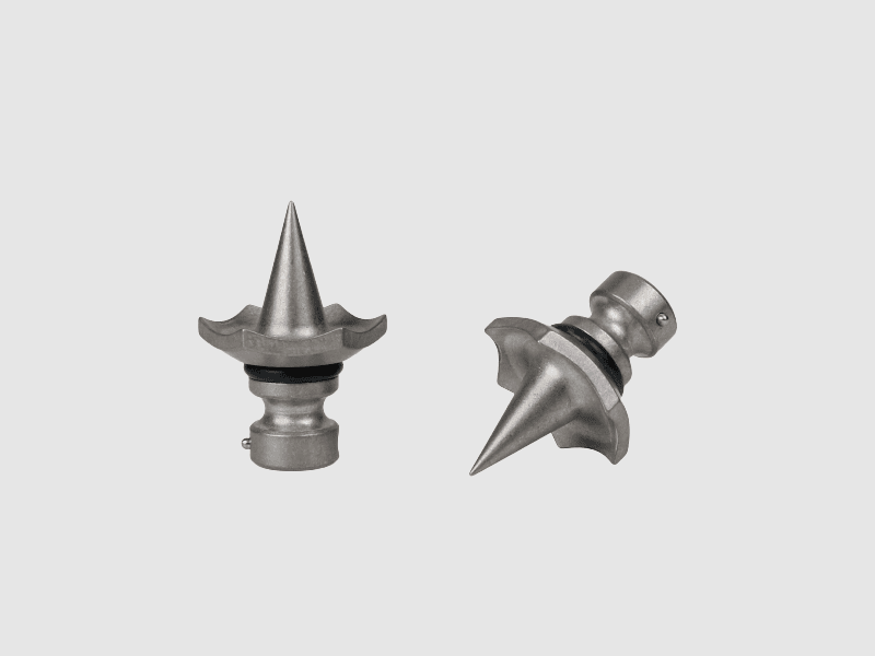 B&T Atlas 5-H & Super CAL Raider Cleat Earth Spike Feet