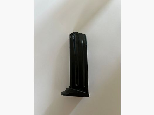Heckler und Koch Magazin für USP Compact, P10, P2000, P2000 SK · Kal. 9 mm · 13-Schuss, mit verlängertem Boden, neuwertig