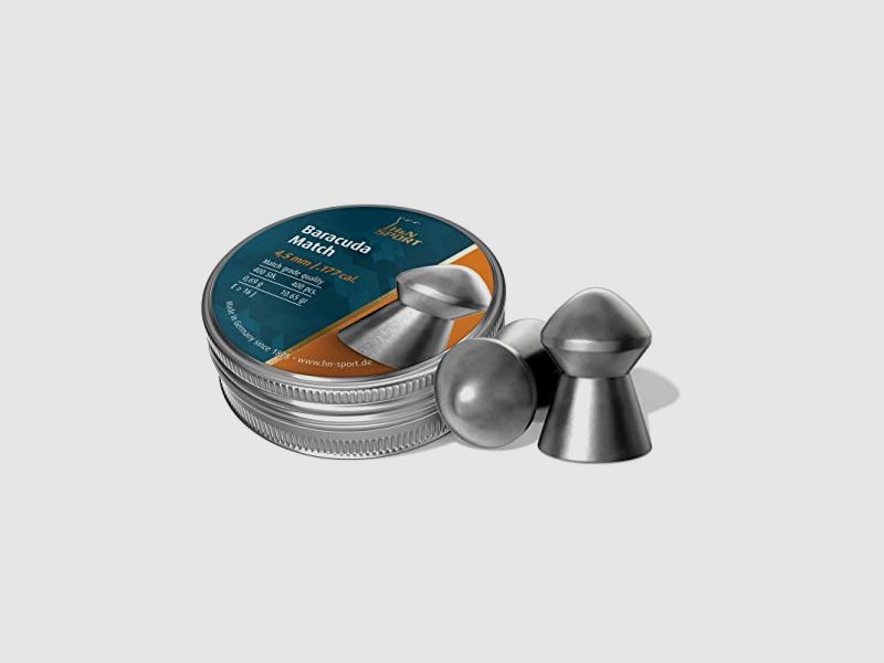 Plombs pour carabine à air comprimé H&N Baracuda Match 4,5 mm 10,65 gr 400 pièces