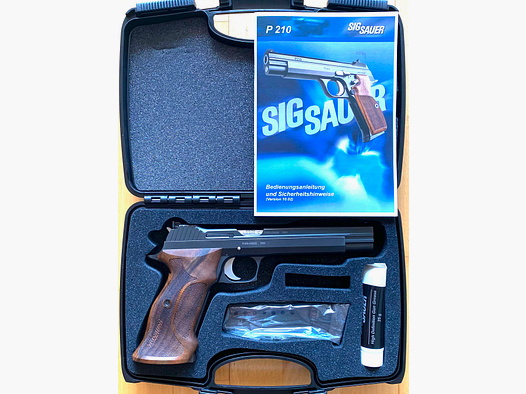 SIG SAUER P210 Super Target, 6 Zoll, Neuwertig (made in germany), sofort lieferbar