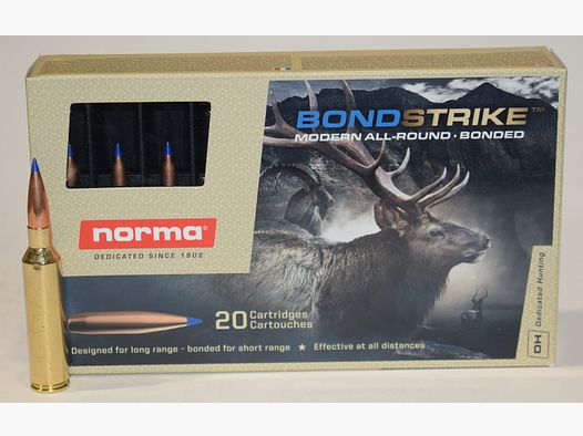 boite 20 cartouches Norma Bondstrike extreme cal 7mm PRC 165 grains 20171582