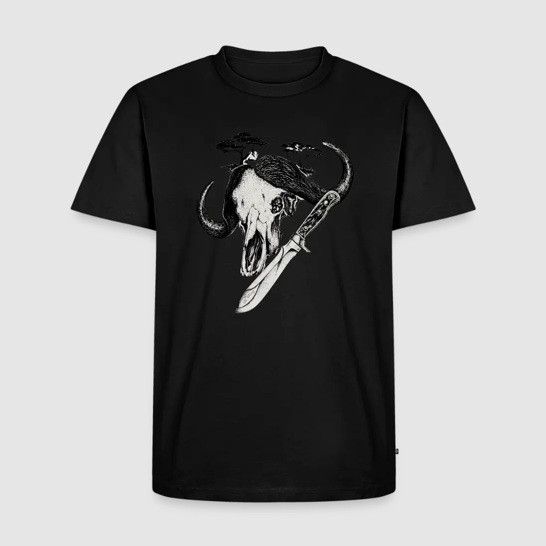 PUMA Men´s Premium T-Shirt „White Hunter – Big Game"