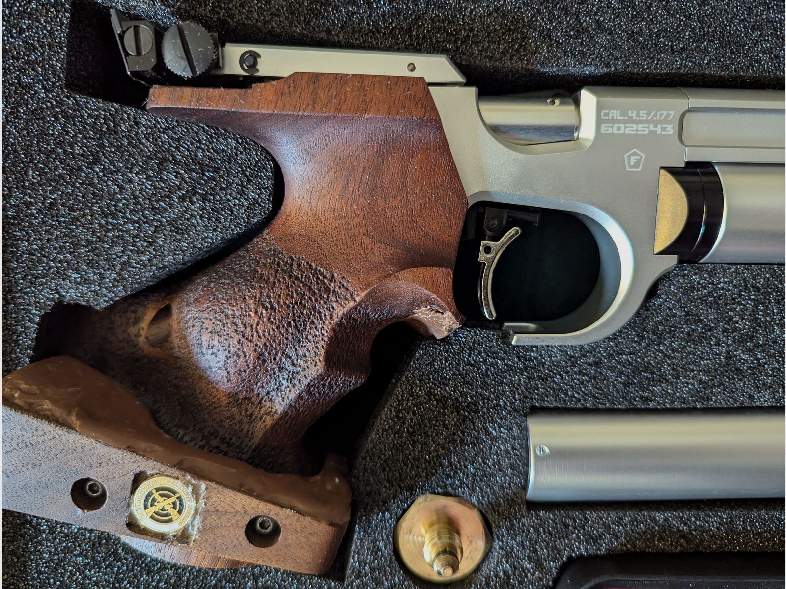 Match Luftpistole Steyr LP10E keine EVO zu verkaufen