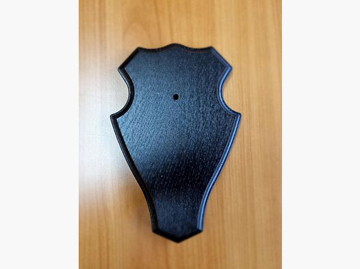 Massives Eichenschild für Rehbock – Abgerundet – 19 x 12 cm