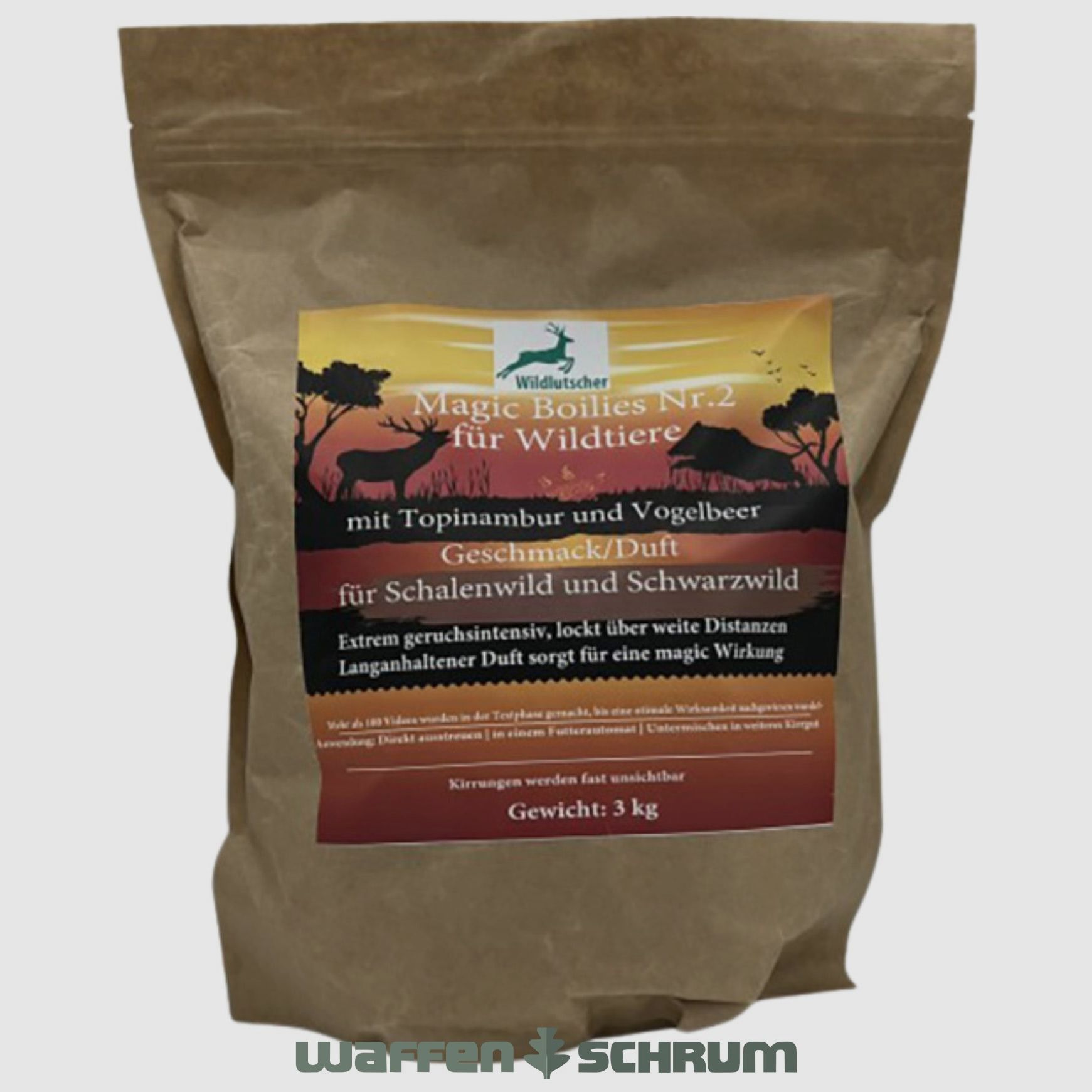 Wildlutscher Magic Boilies Nr.2 3 kg Topinambur/Vogelbeere