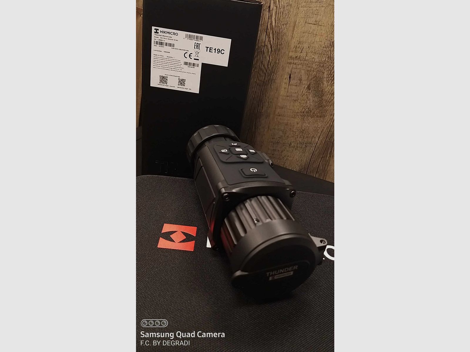 HIKMICRO THUNDER Pro CLIPON TE19C THERMAL 16G 2.47/1/8x 1024×768 Oled Lens 19mm, image 2 of 3