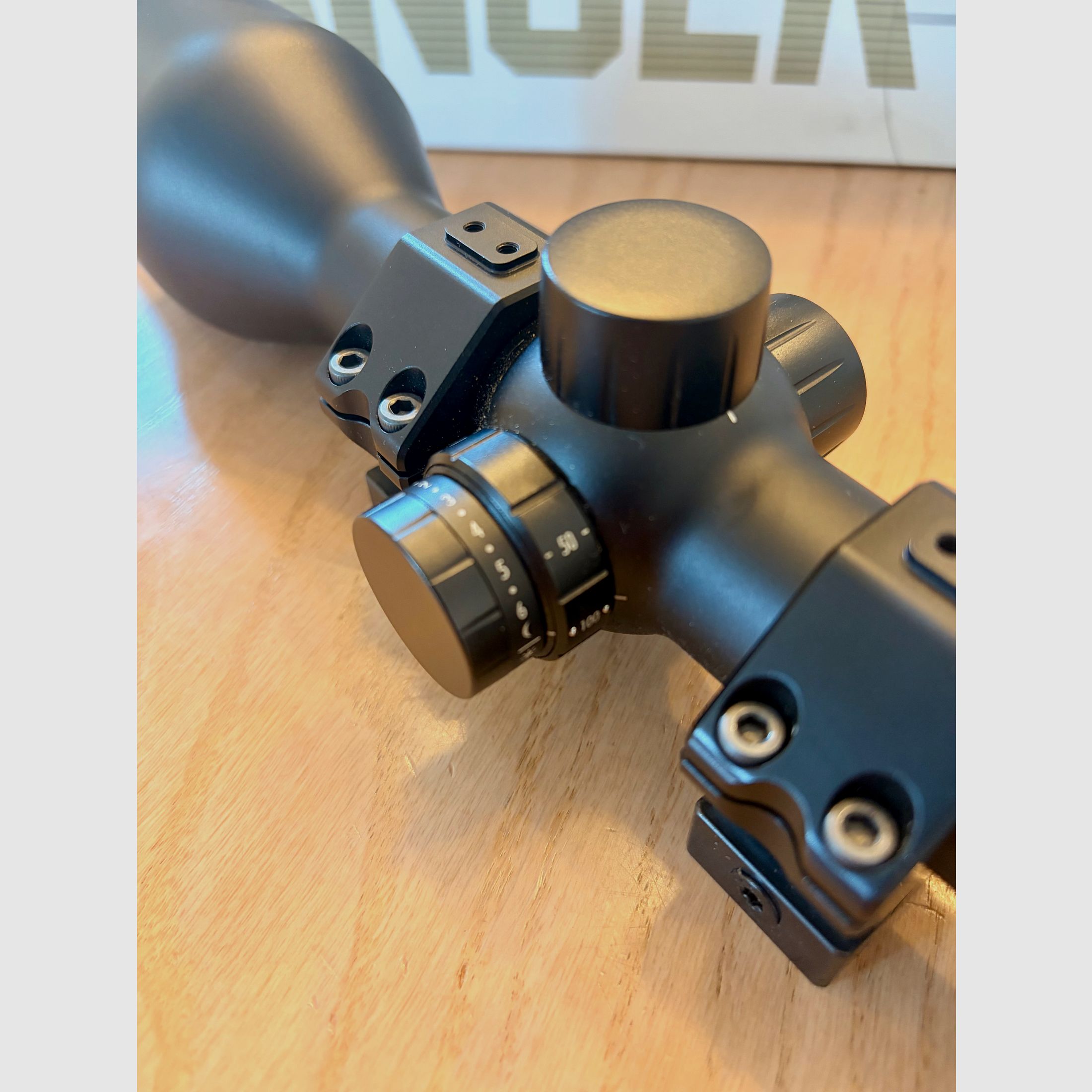 Steiner Ranger 6 3-18x56 scope inkl. GGS precision mounting rings – Top Zustand