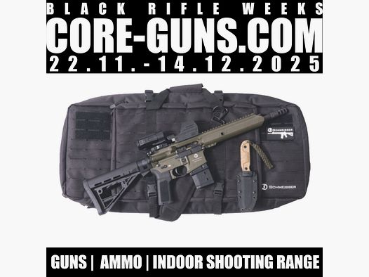 Schmeisser S4F Sport OD Green 10.5"LL + Falke LE + B5X Magnifier + Bag + Schmeisser Knife