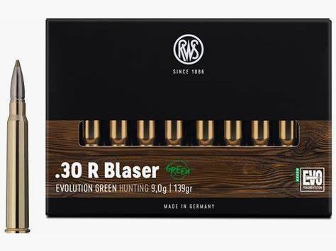 MUNITION RWS EVOLUTION GREEN 30 RBLASER 139 GR