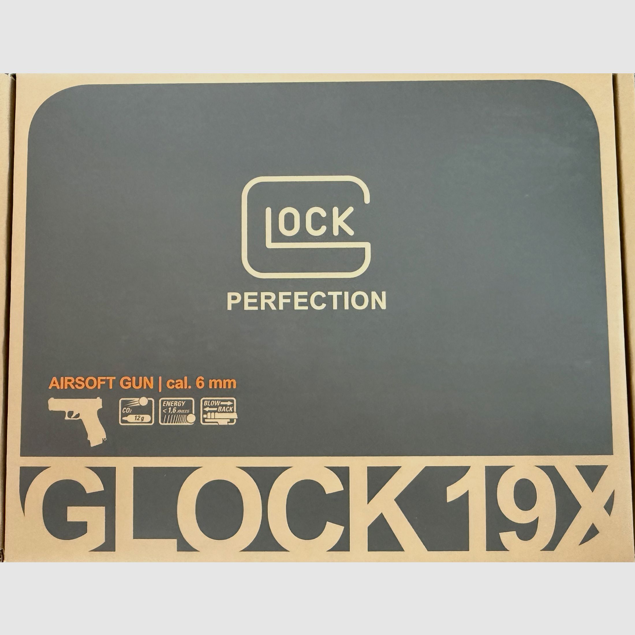 Glock 19X - Airsoft | inkl. 15 Walther CO2 Kapseln