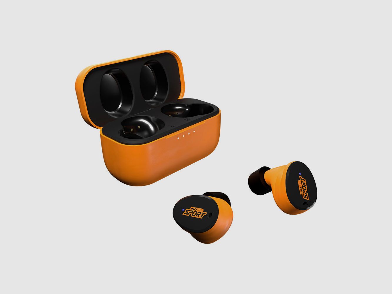 ISOTUNES Caliber – aktiver Gehörschutz (In Ear) - orange