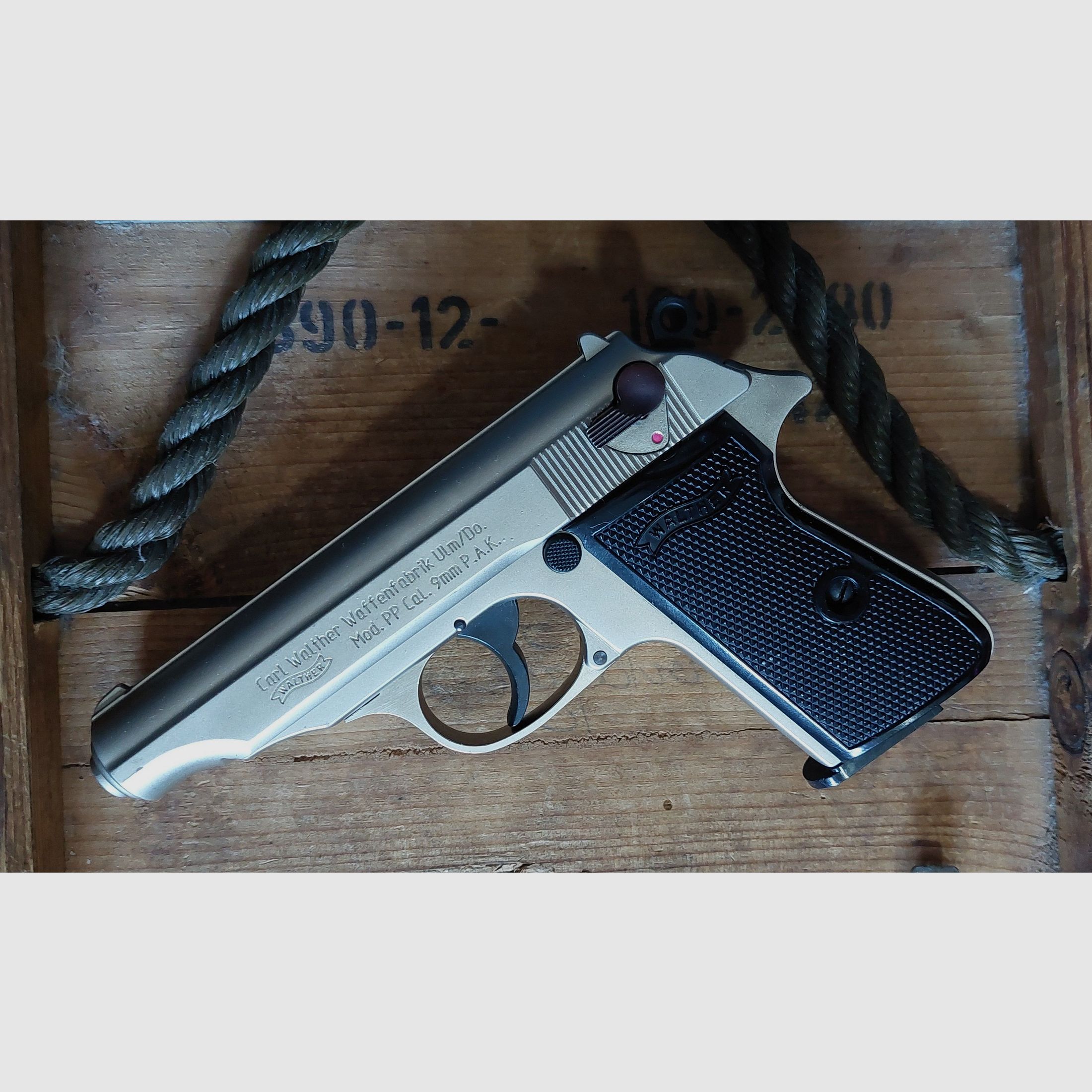 Walther PP chrom 9 mm PAK (PTB 620)