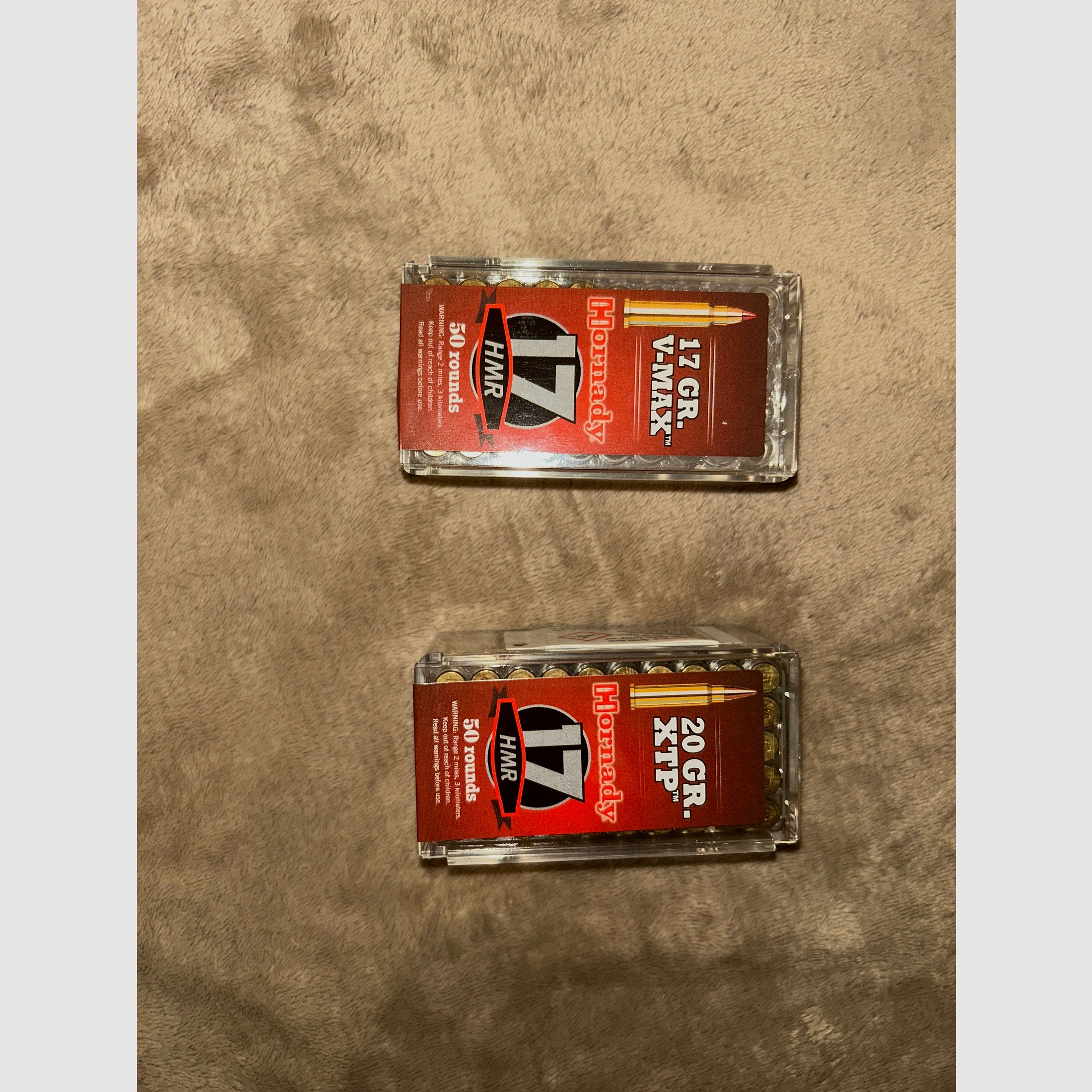 .17 HMR Restmunition 74 coups