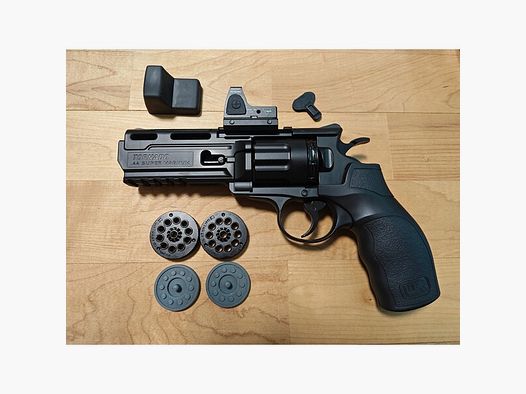 Umarex UX Tornado CO2 Revolver mit viel Zubehör
