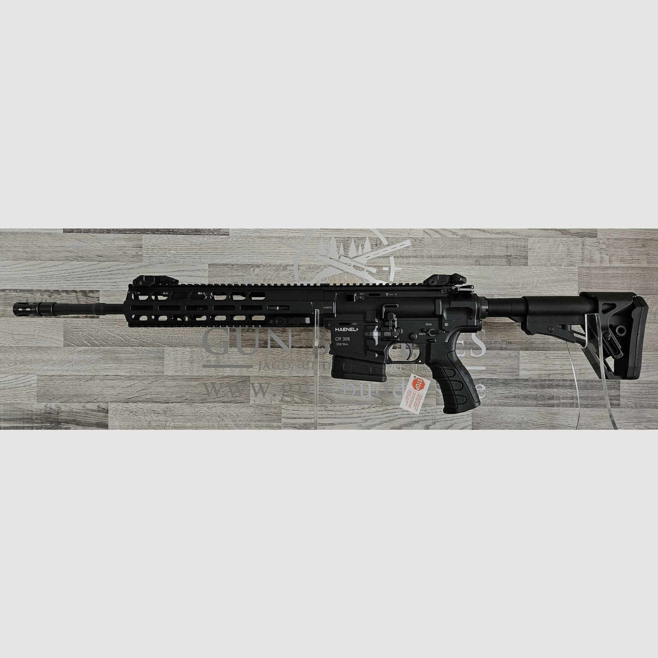 HAENEL CR308 Black Cal. .308Win - 16.65" barrel - match trigger - M-LOK handguard - including shipping costs - new goods from specialist trade -