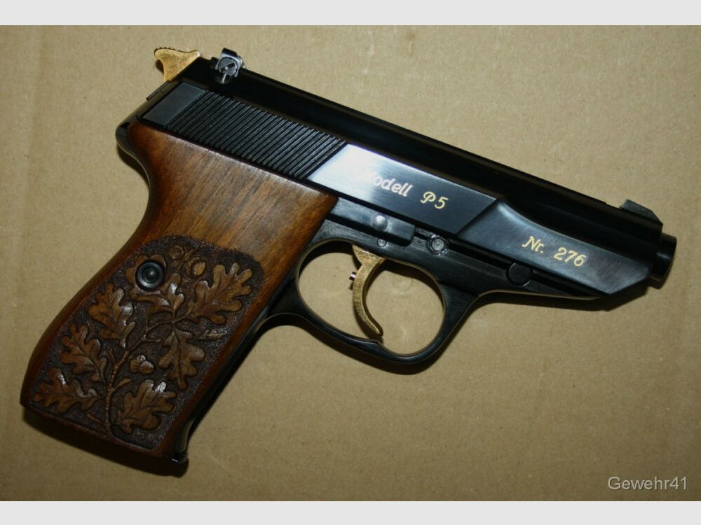 large Walther anniversary set P38, P5, PP, PPK, TPH