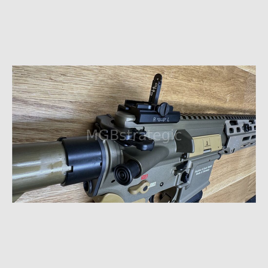 Heckler & Koch MR223 A3 Slim-Line 14.5" barrel - M-LOK handguard semi-automatic rifle .223Rem - long M-LOK handguard - many other H&K tuning parts - similar to KSK G95K - civilian version H&K G95K with G95K upgrades / HK416 H&K 416 / MR 223 A3
