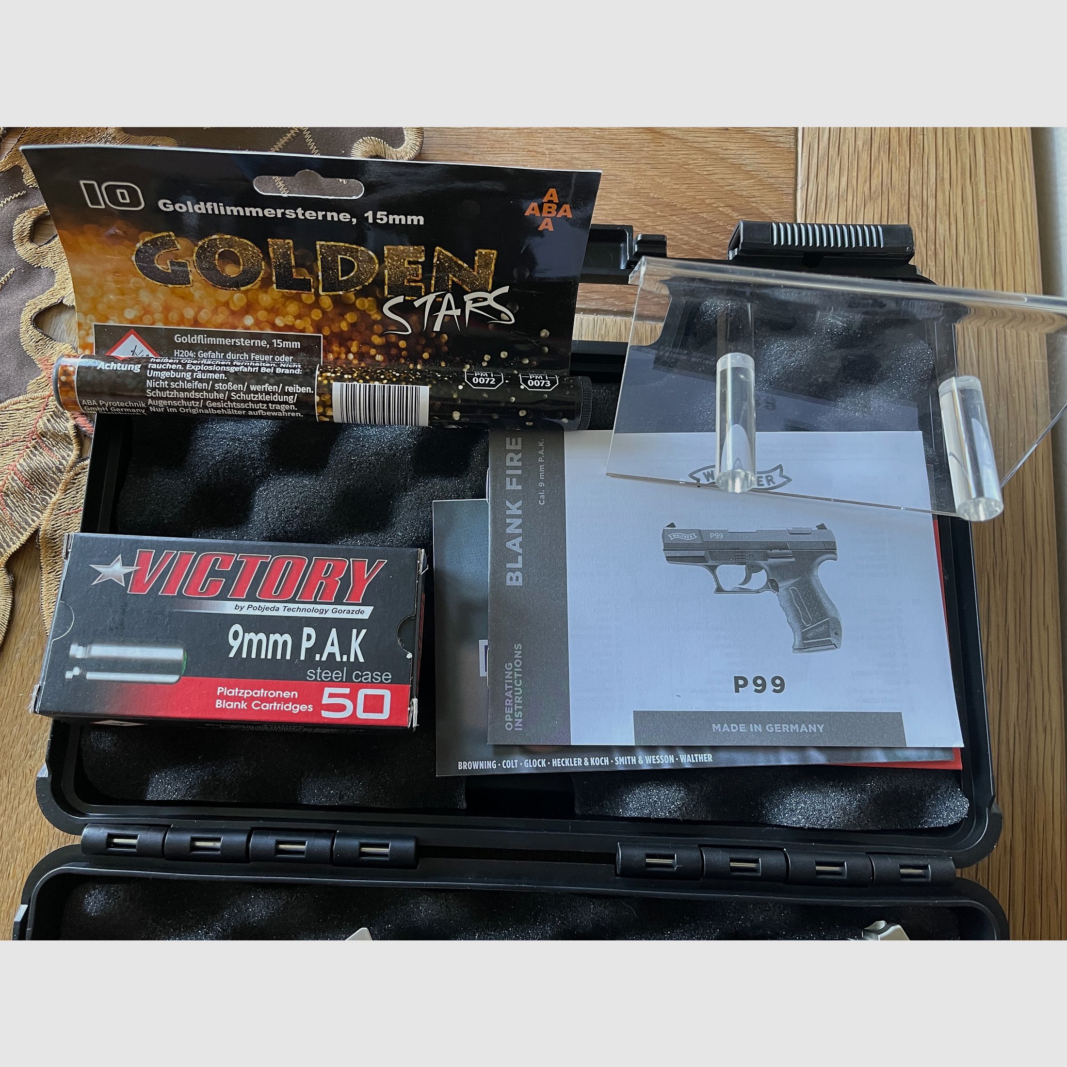 Walther P99 nickelé en set