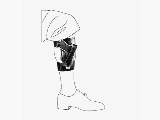 Vega Holster Leather Ankle Holster