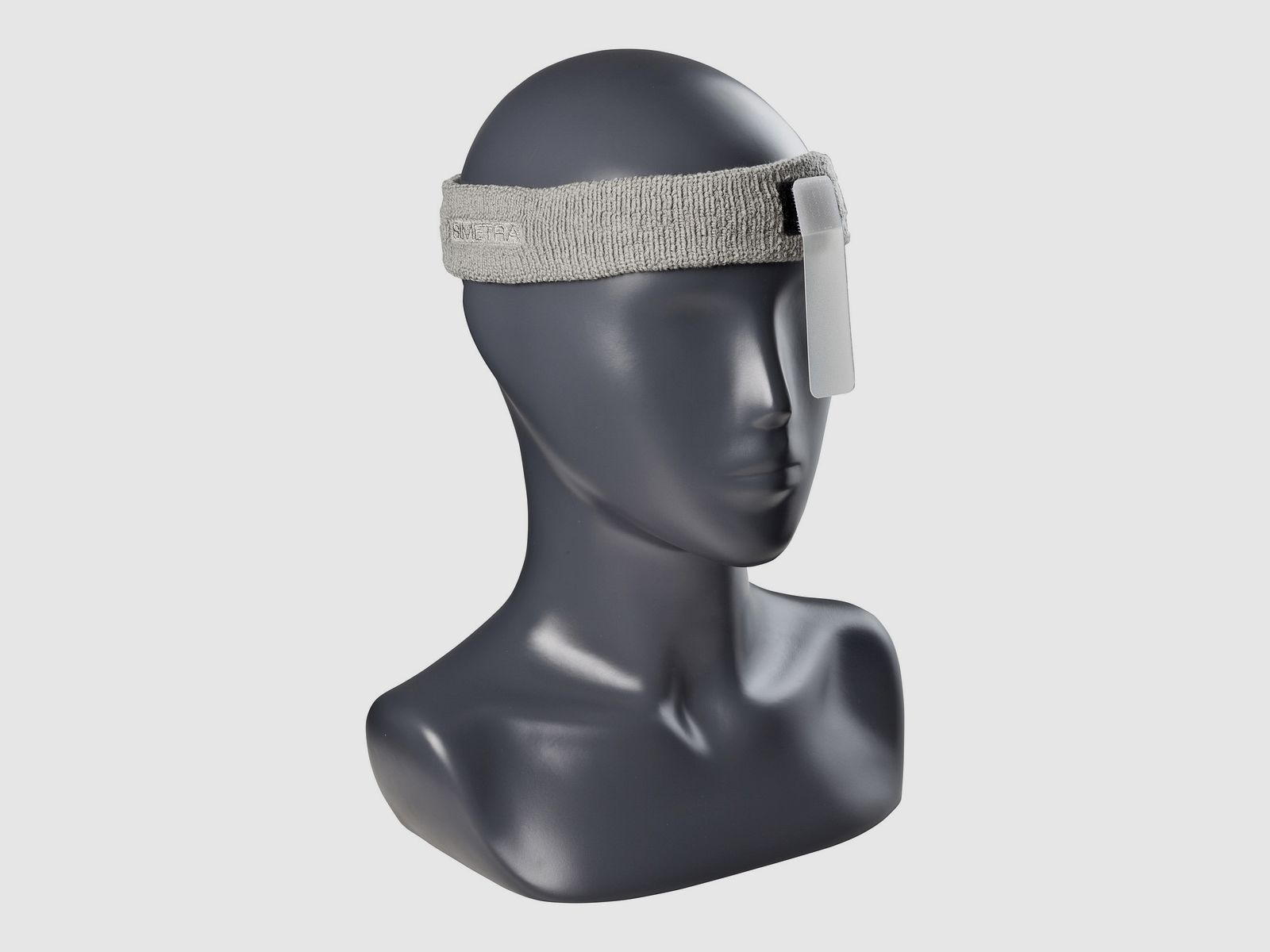 Cinta para la cabeza Simetra con visera gris gorra/cinta de tiro