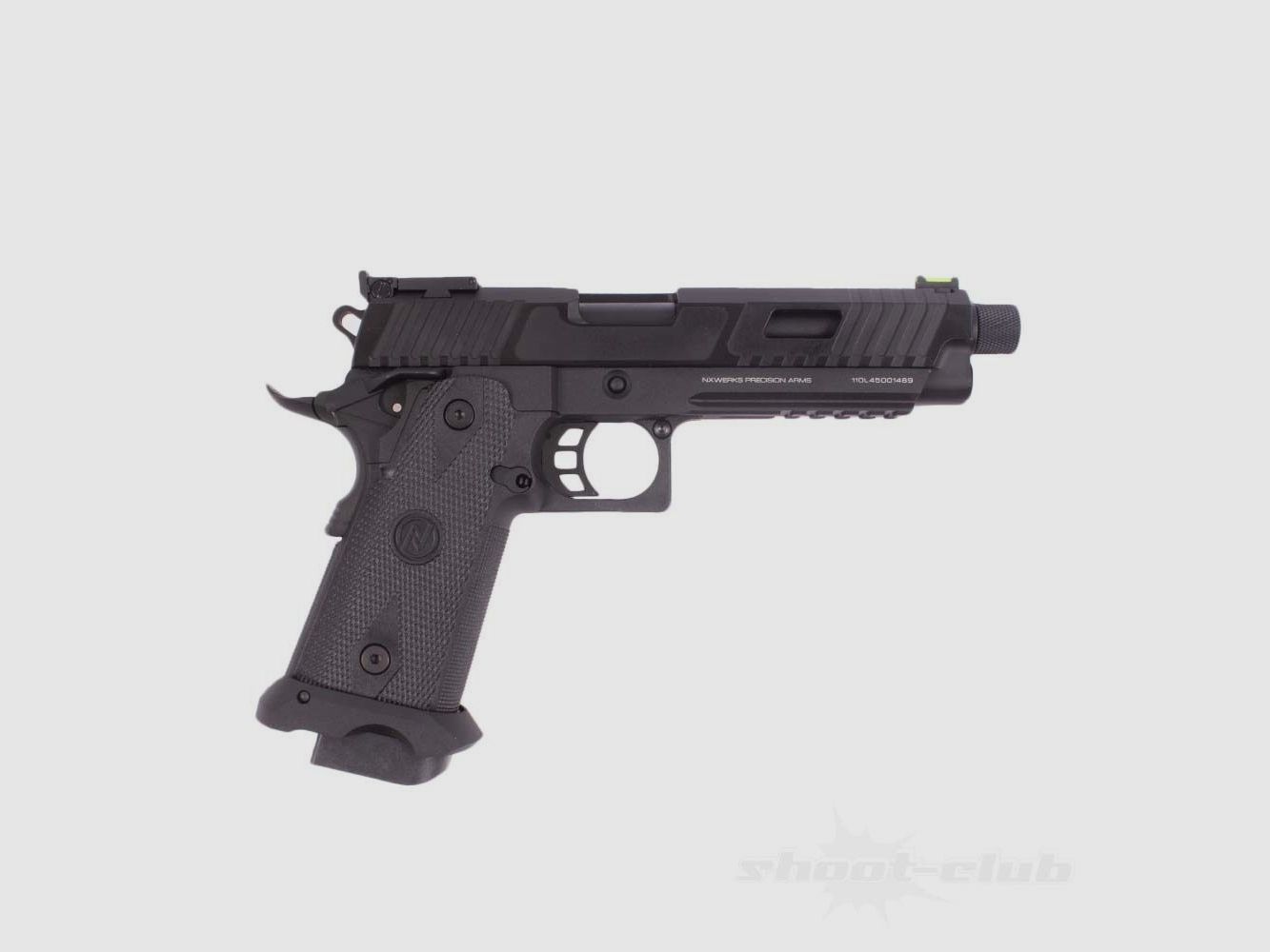 NXG 1911 Pendragon Co2 Pistolet BB 4,5mm BB noir M14x1 gauche