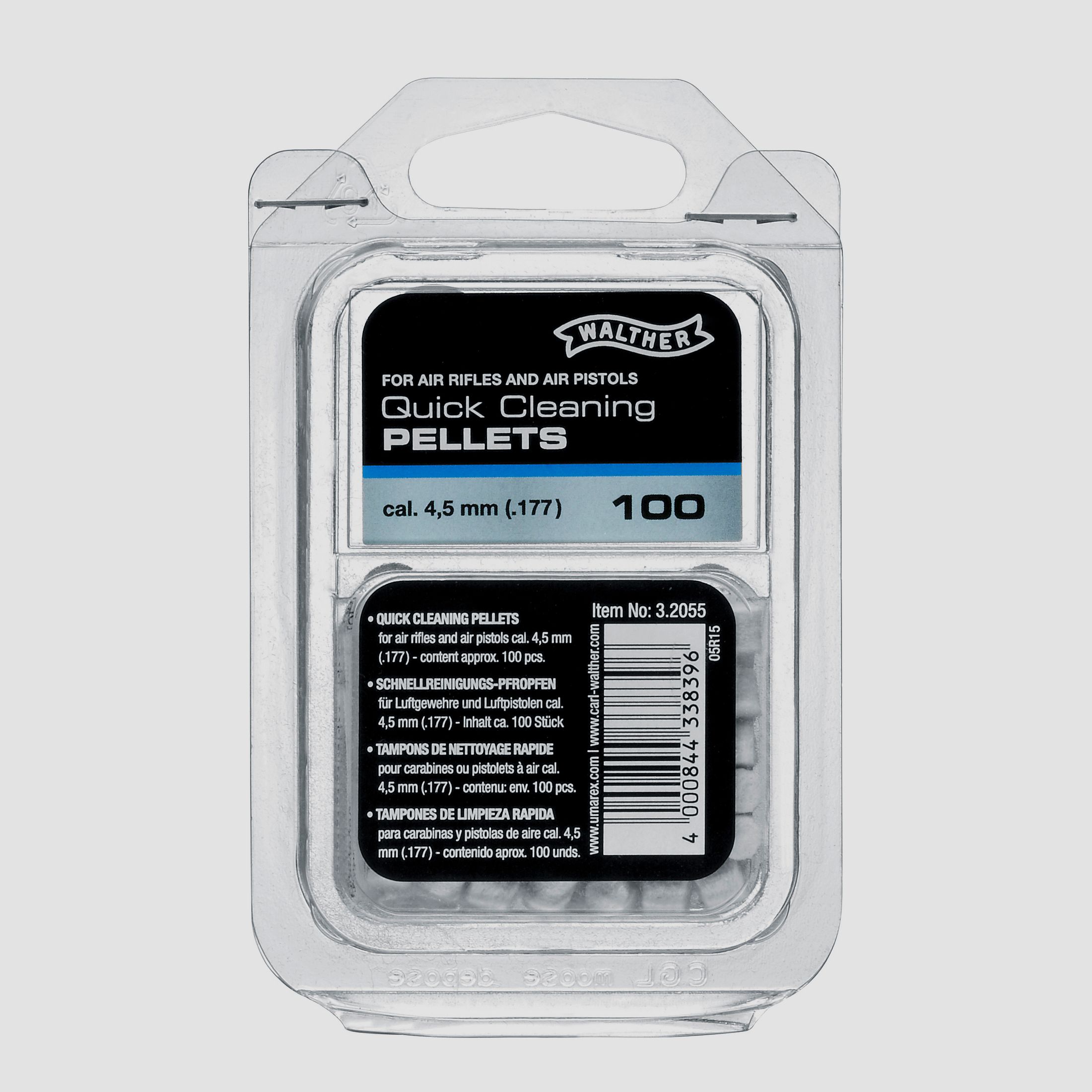 Bouchons de nettoyage rapide Umarex 4,5 mm, calibre