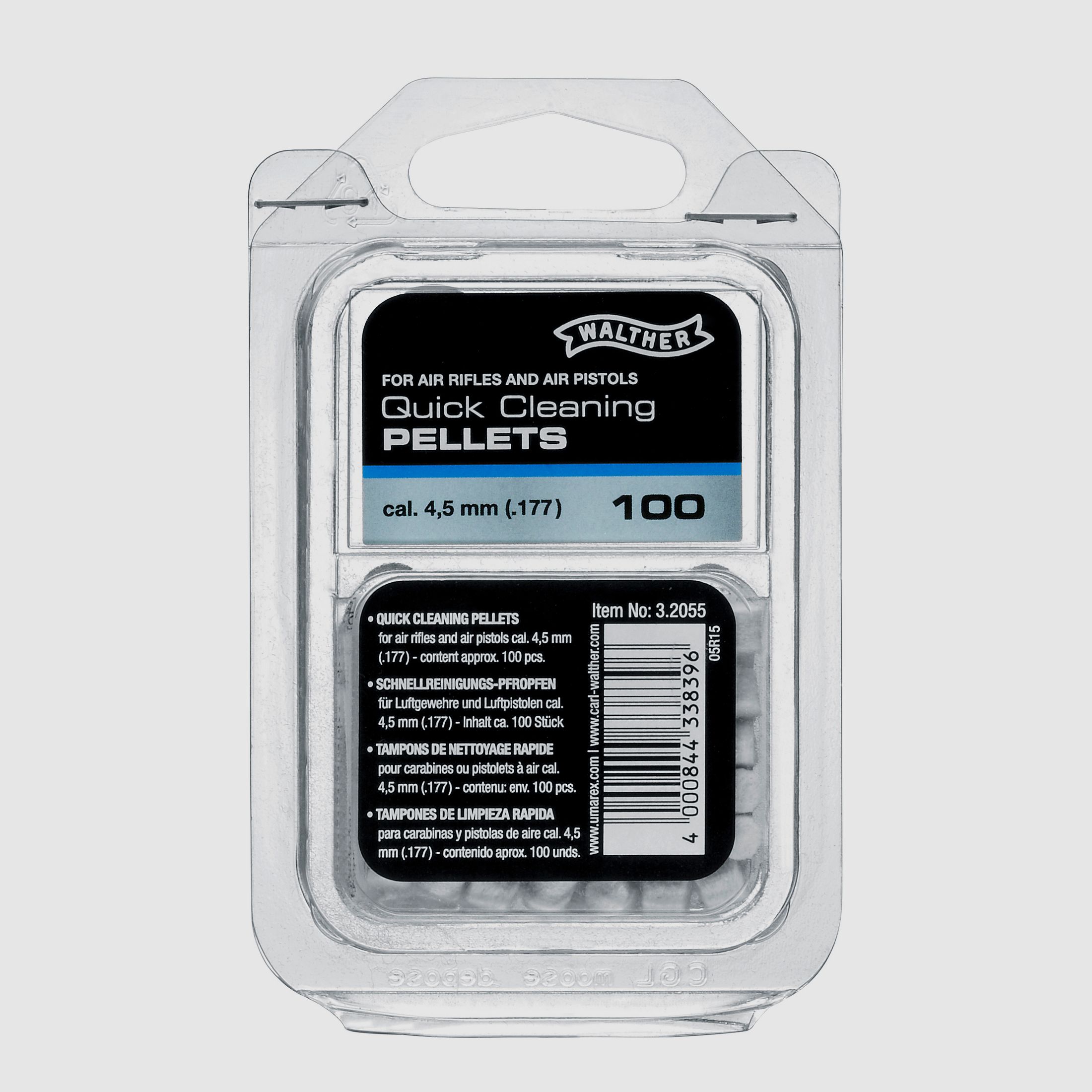 Tapones de limpieza rápida Umarex 4,5 mm, calibre