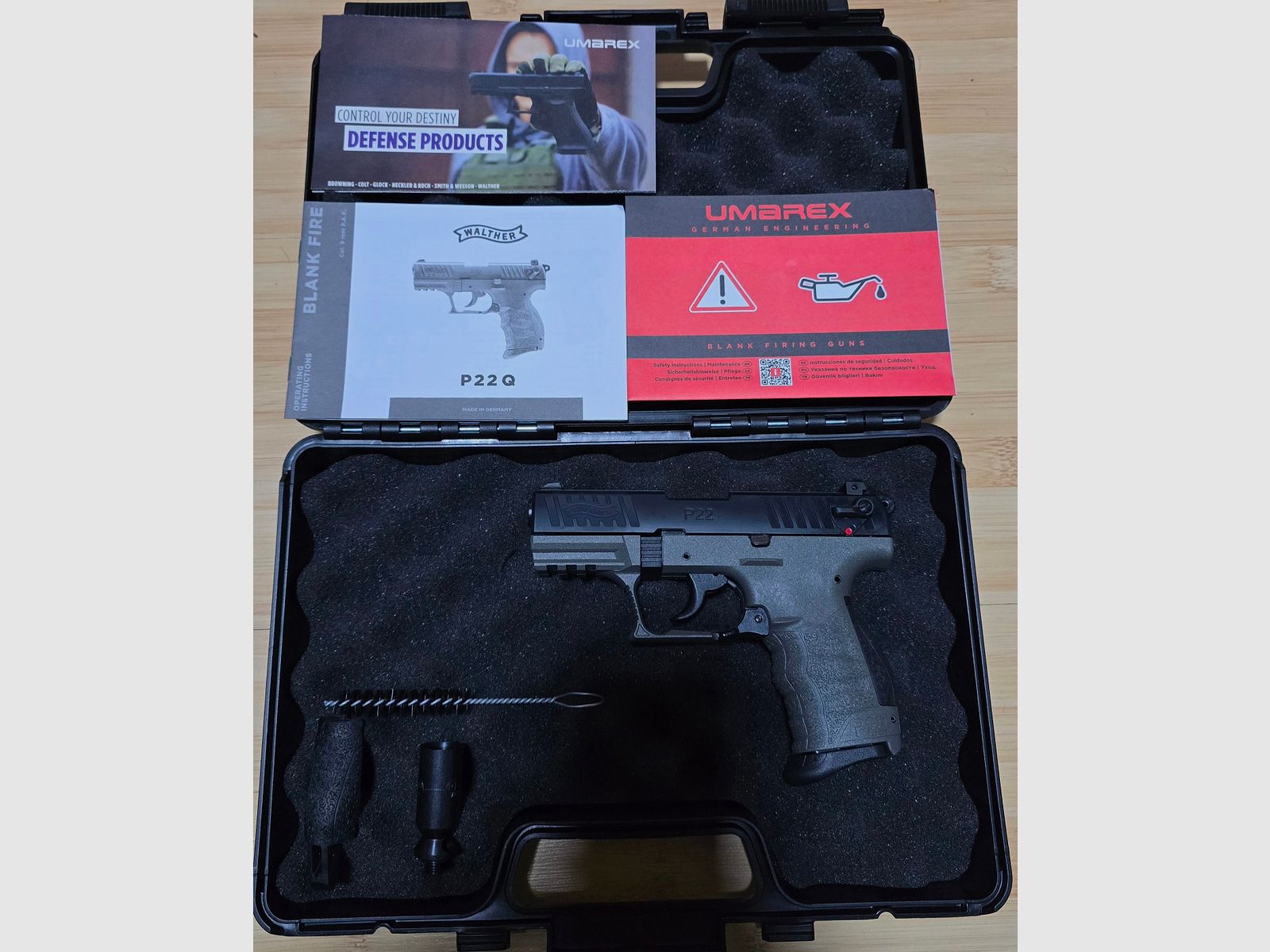 Walther P22 Q Meteor Grey Cerakote strzelba alarmowa 9mm PAK