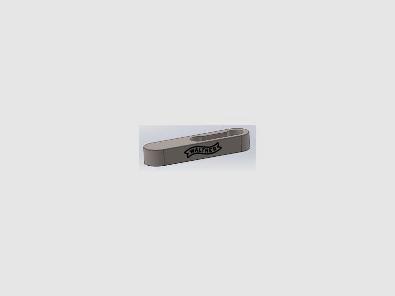 WALTHER cheek weight 100g, silver