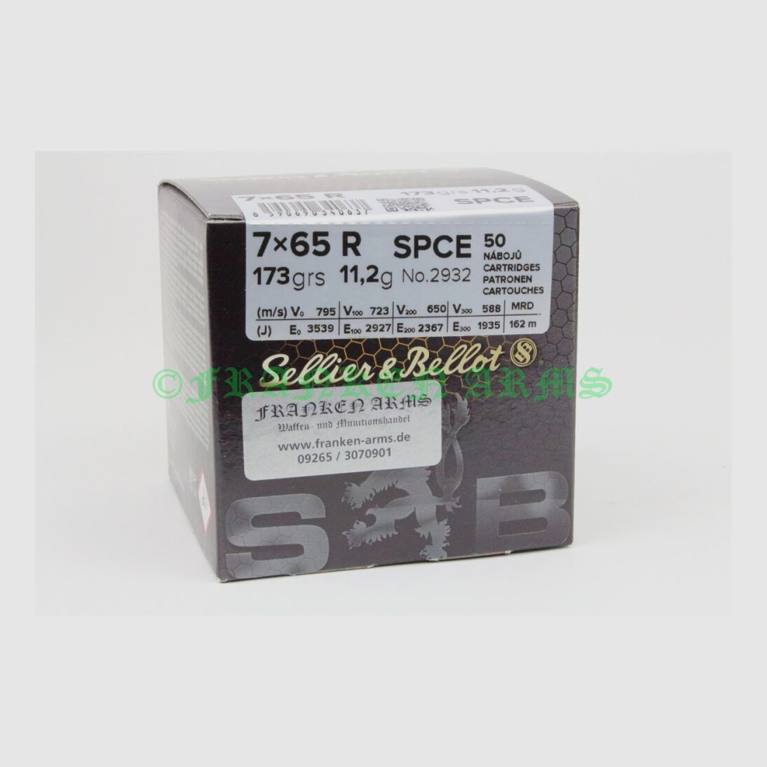 Sellier&Bellot 7x65R SPCE 173gr. 11,2g 50 piezas precios por cantidad
