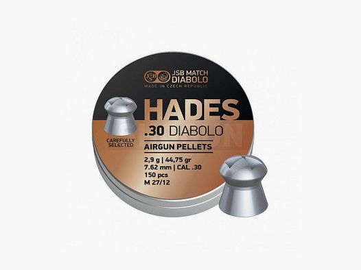 JSB MATCH DIABOLO HADES .30 150 pz.