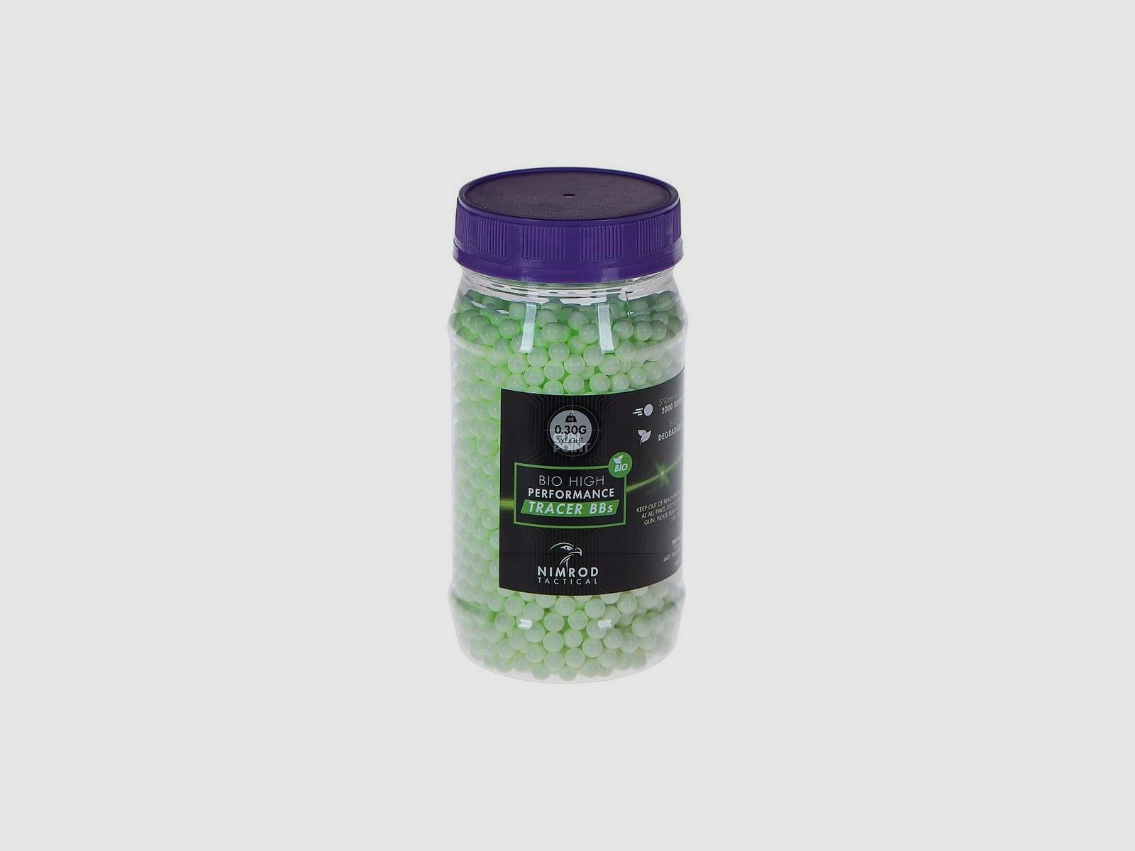 Nimrod 0.30g Bio Tracer BB Professional Performance 2000rds-Grn