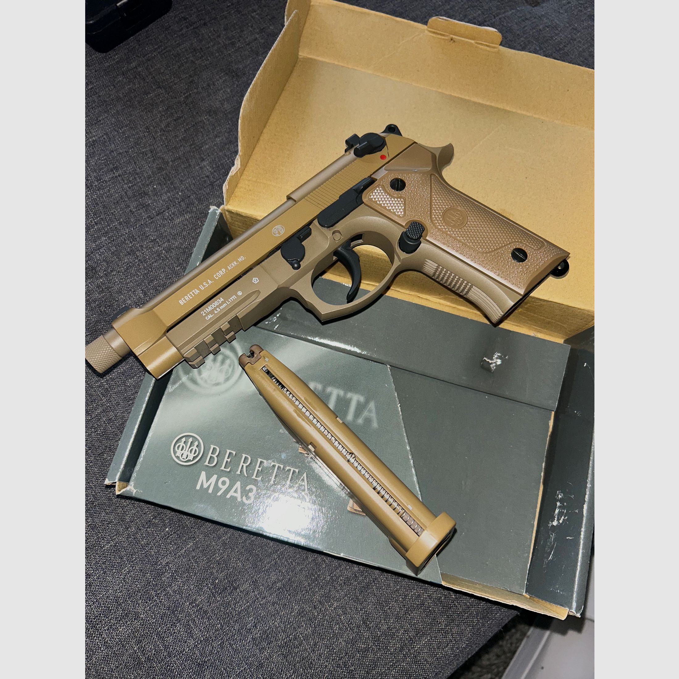 Beretta M9A3 / CO2 Blowback / 4,5 mm BB en acier