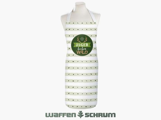 AKAH Schürze Jäger kochen Wild 70x105 cm