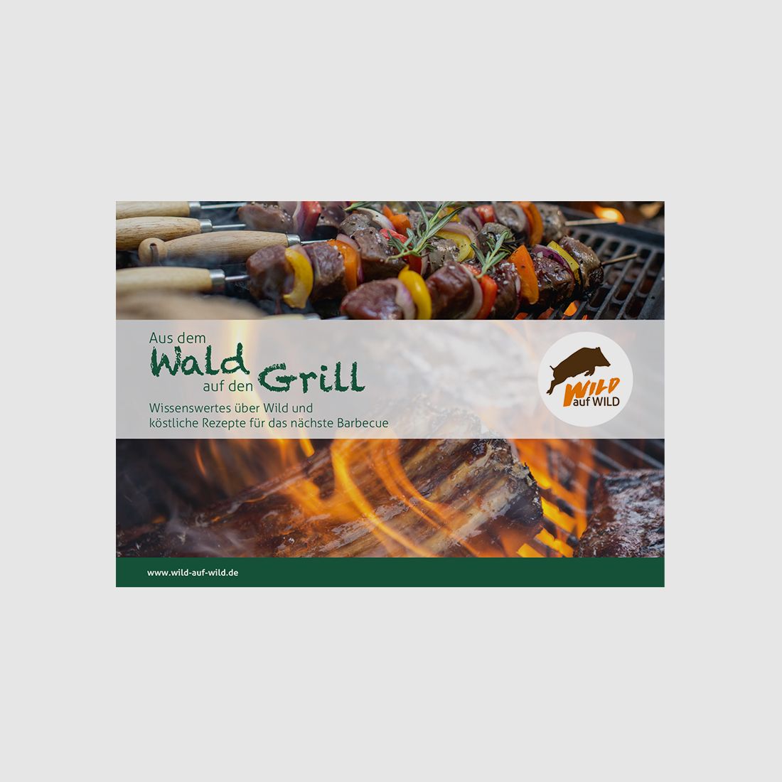 Recipe brochure "From the forest to the grill"