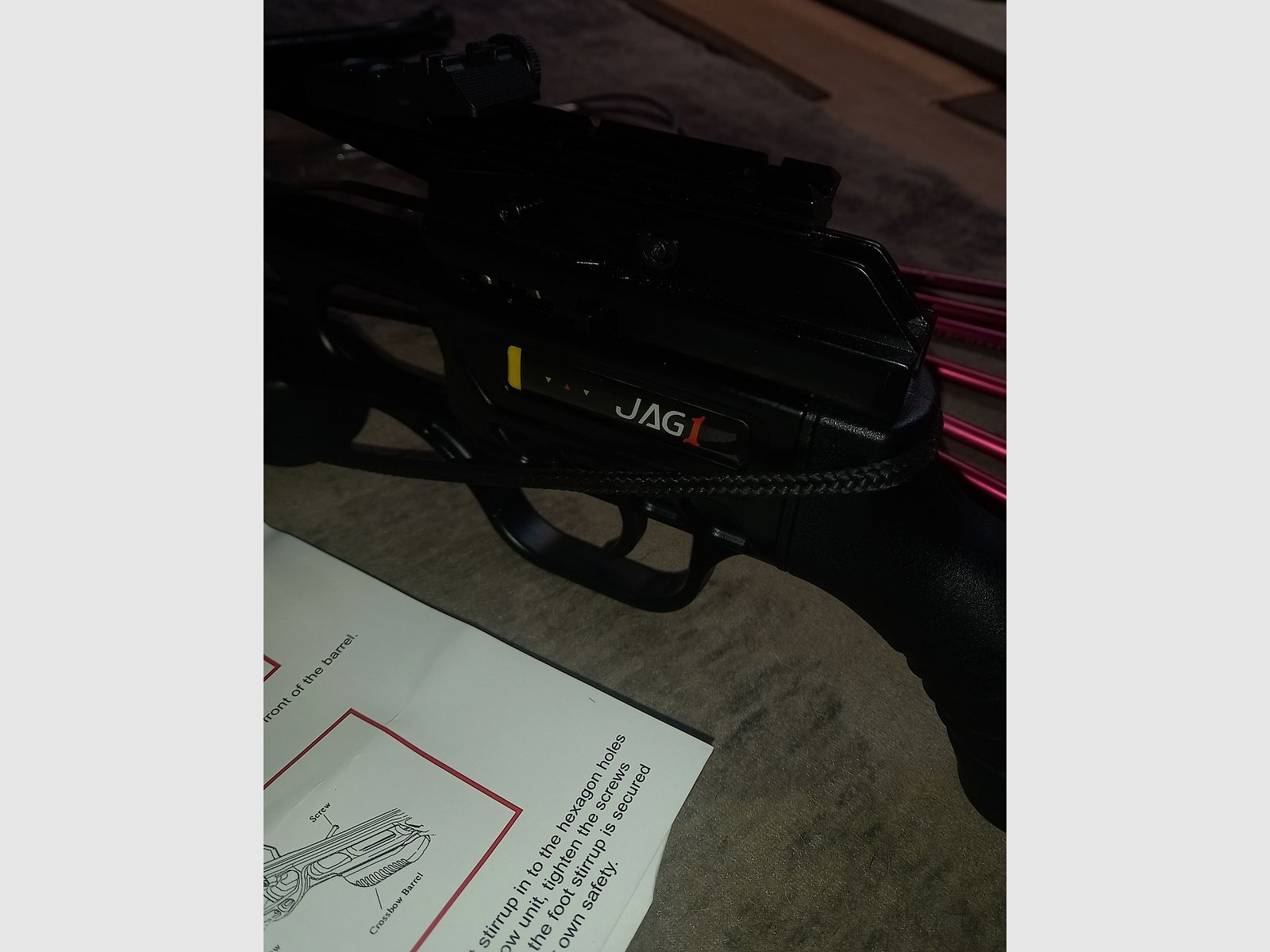 EK Archery JAG 1 kruisboog als nieuw met accessoires