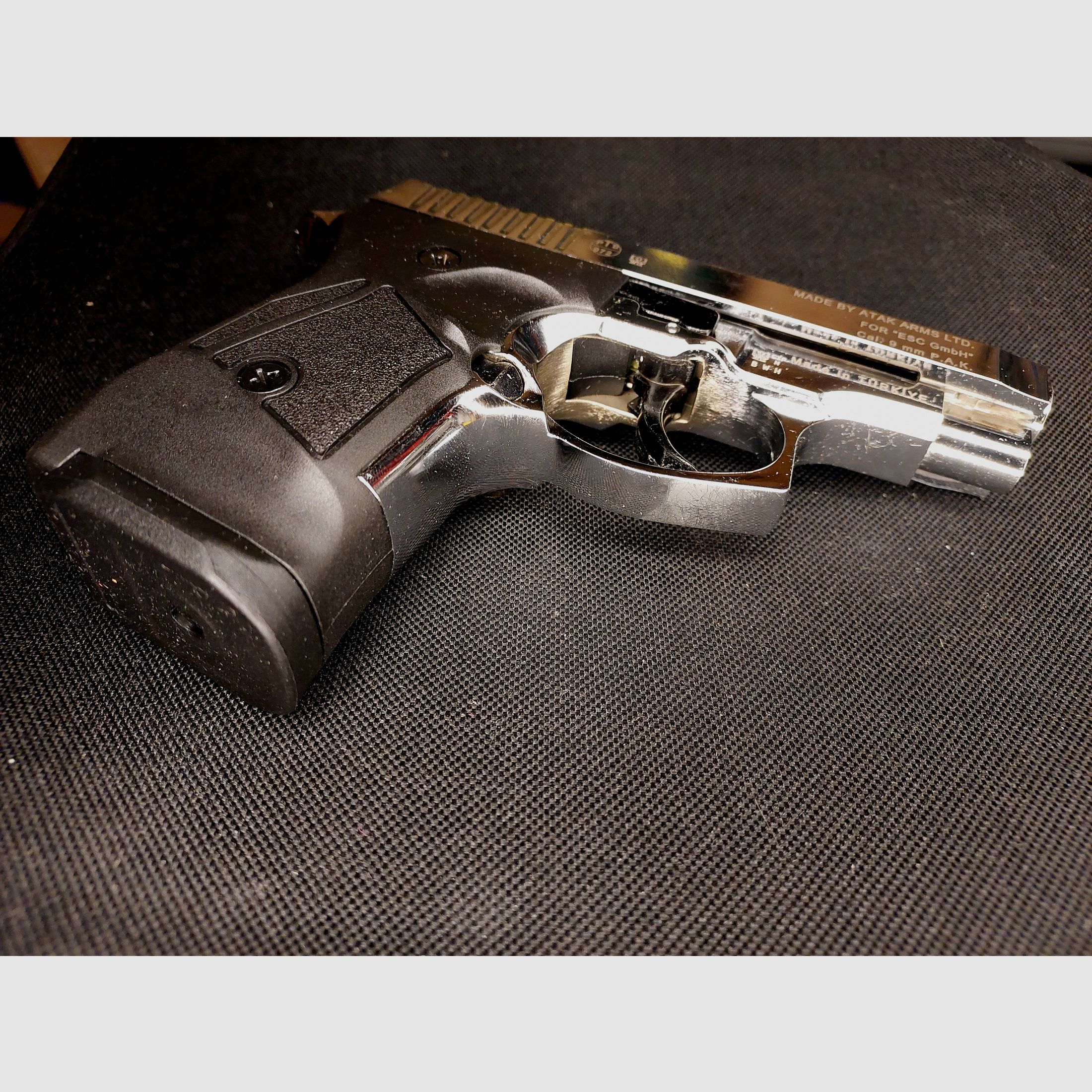 Zoraki 914 Schreckschuss Pistole 9mm P.A.K. Chrom ("alte" PTB 972)