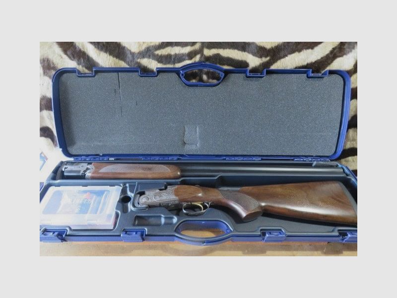 Flinte BERETTA 687 Silver Pigeon III Kal. 12/76 Läufe 76 cm 5 Chokes, Einzelabzug, Auswerfer – Waffenkoffer., Bild 11 von 11