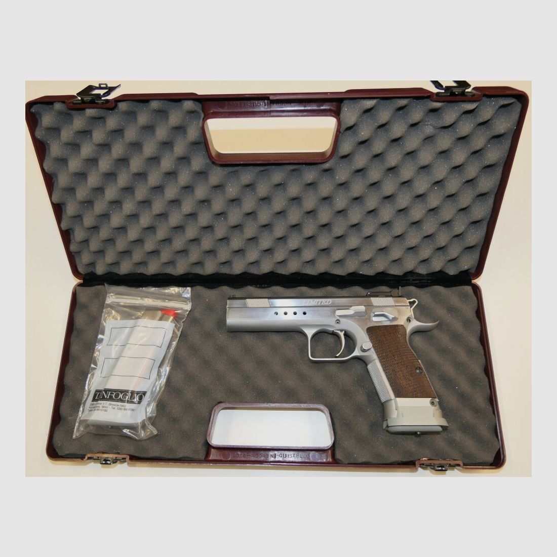 Tanfoglio Pistole, Tanfoglio Limited Custom, Gebraucht .45Auto, .45ACP mit Ersatzmagazin