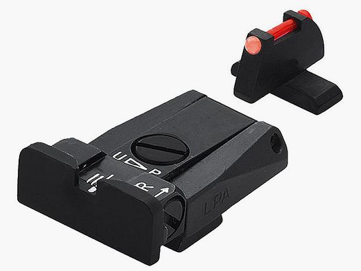 LPA Match Sight SPR for CZ Pistols CZ M75/85 new, black sight blade, red "Fiber Optic" front sight