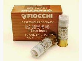 Schrotpatronen Fiocchi 12 HV 4/0 4,5mm Buck 12/70/16  35g!!!