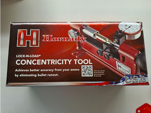 Hornady LNL Ammo Concentricity Gauge przyrząd do pomiaru bieżni gwarancja pozostała