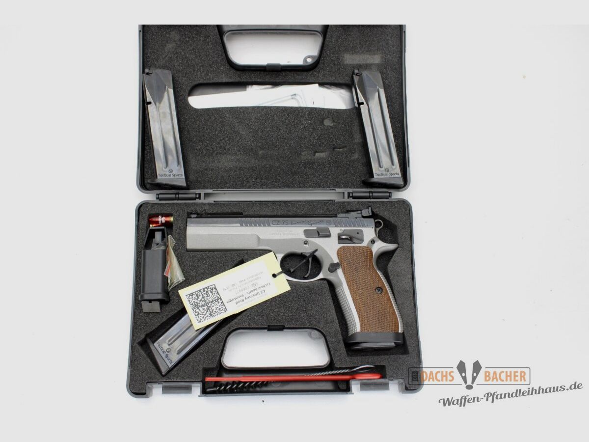 Pistole CZ 75 TS Tactical Sports Bi-Color Kal. 9 Para Neuwertig WB2578