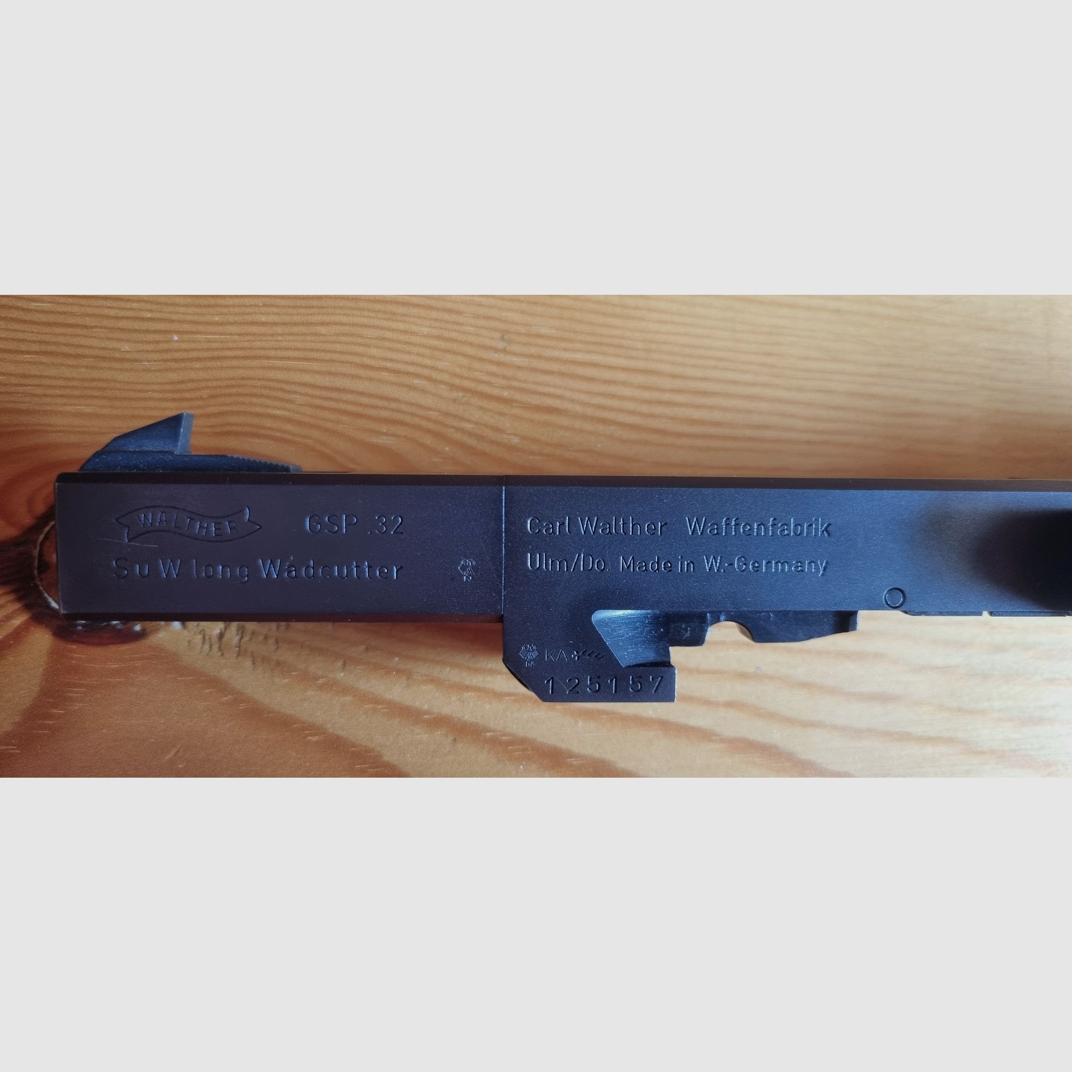 Walther GSP .32 S&W con sistema de cambio .22 Lr