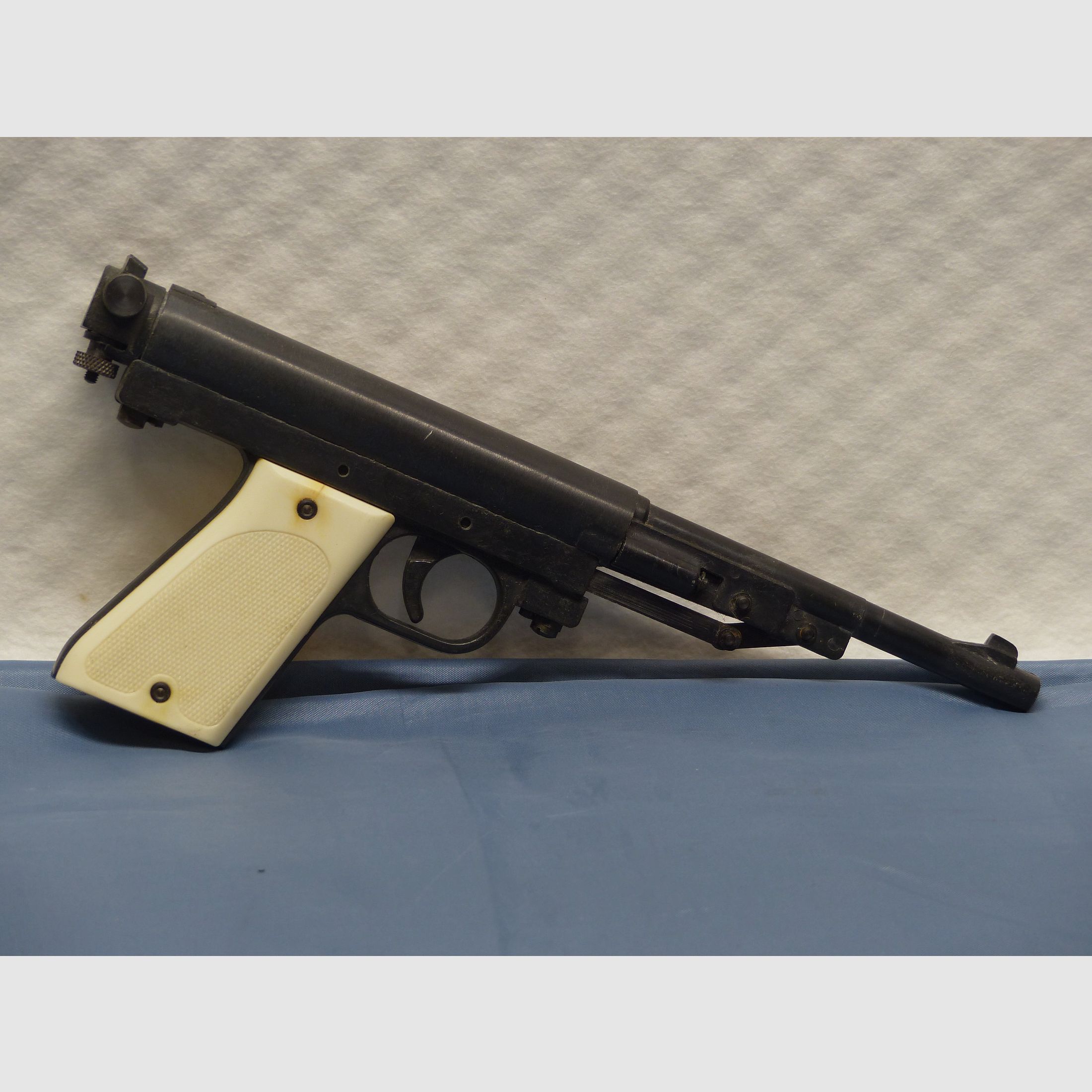Lote 3x pistolas de aire Record Cal. 4,5/.177 Diabolo perno años 70 y 80, imagen 8 de 8