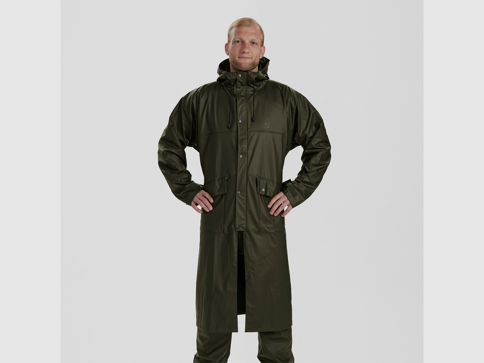 Hurricane Regenmantel - Art Green – Größe: L