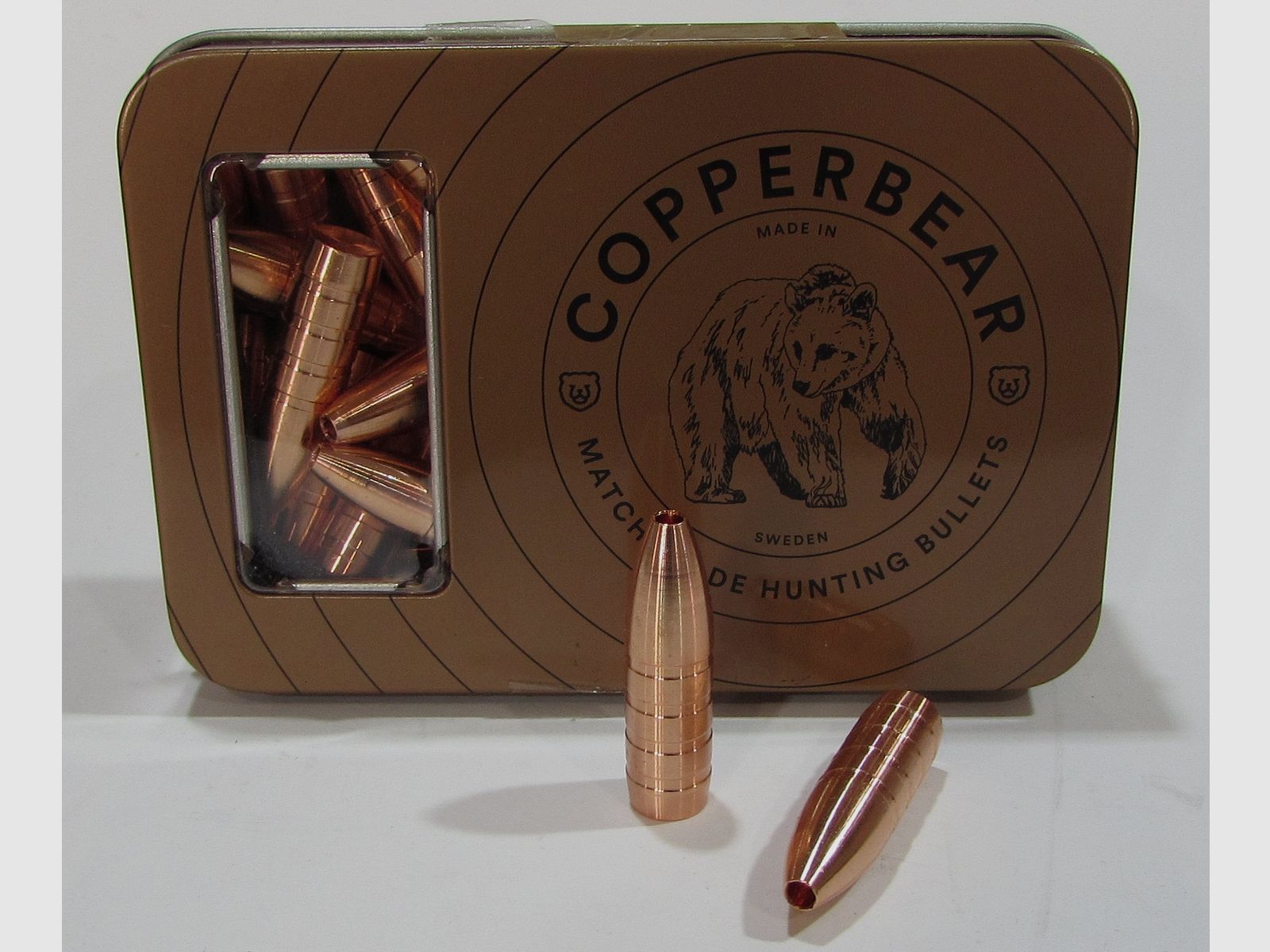 Box mit 50 Geschossen Copperbear Kal. 9,3 mm 247 grains EXHBT