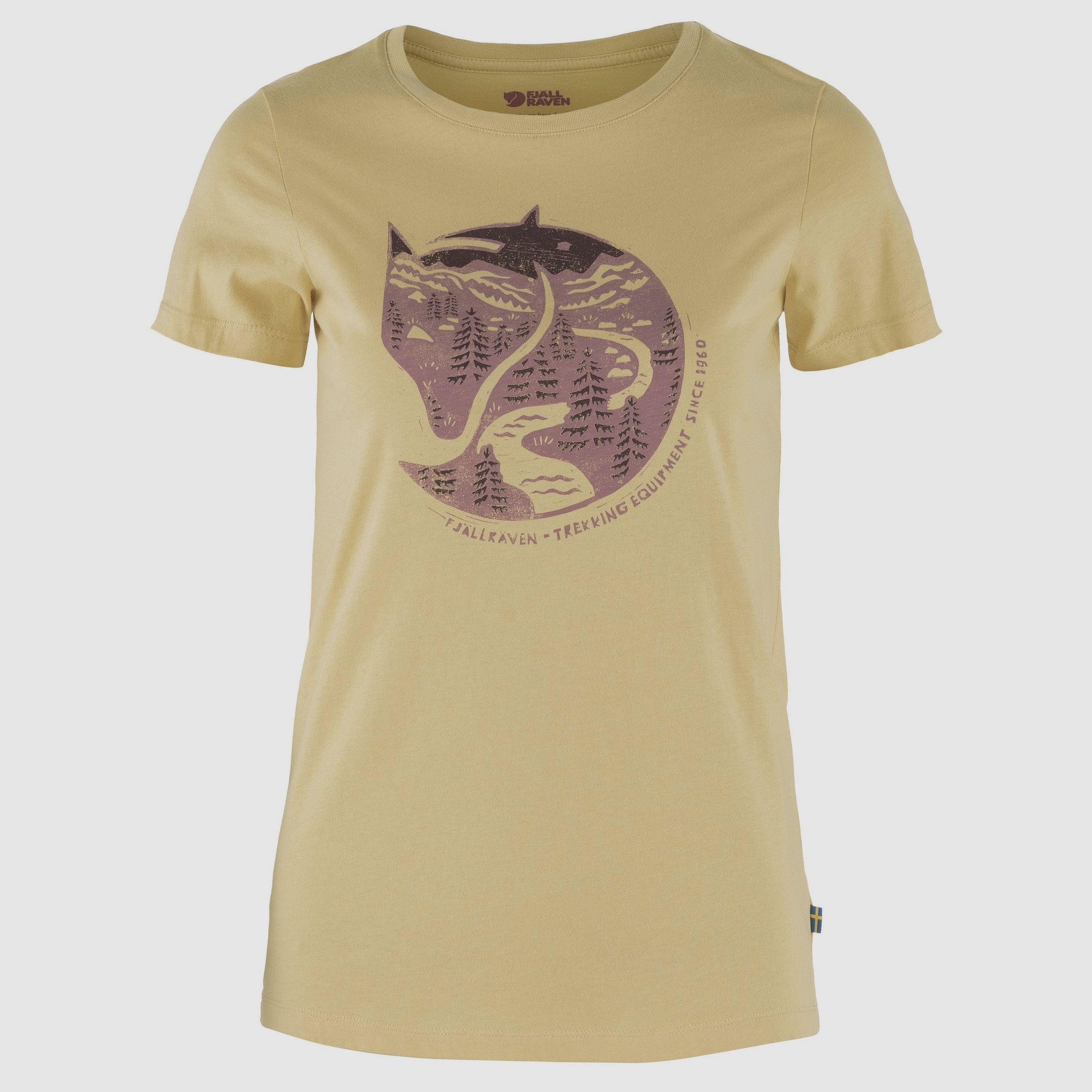 Fjllrven Damen-T-Shirt Arctic Fox Print
