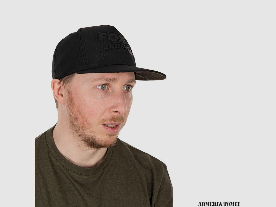 HAT – FOX – BLACK/CAMO FLAT PEAK SNAPBACK CAP, image 2 of 5